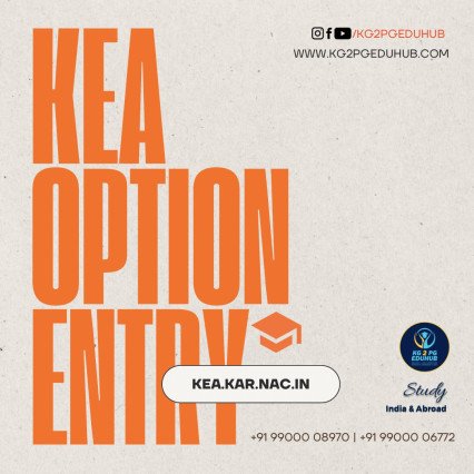 UG NEET 2024 - KEA First Round Option Entry