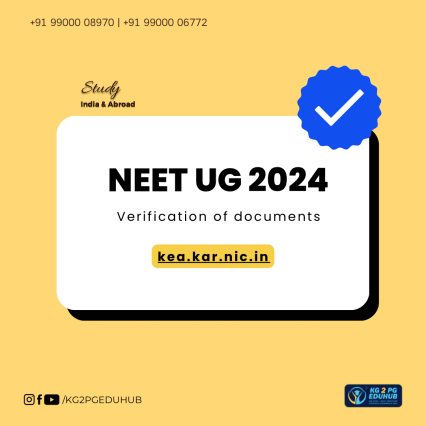 Document Verification (NEET UG)