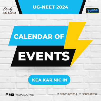The UGNEET-2024 Calendar of Events