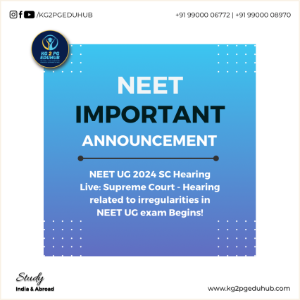 NEET UG 2024 SC Hearing Live