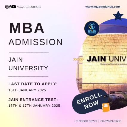 Jain University MBA Admissions